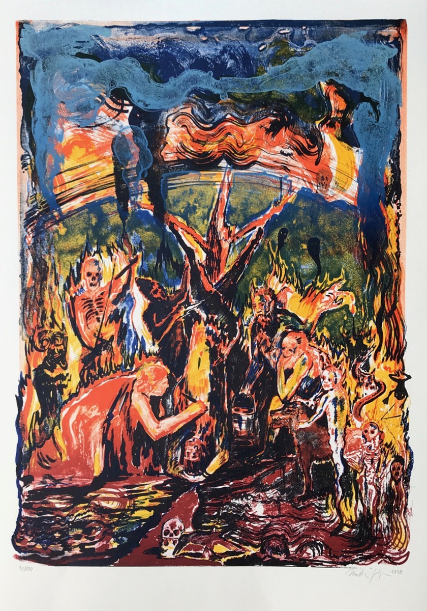 Apollo a Marsyas (podle Tiziana) 2